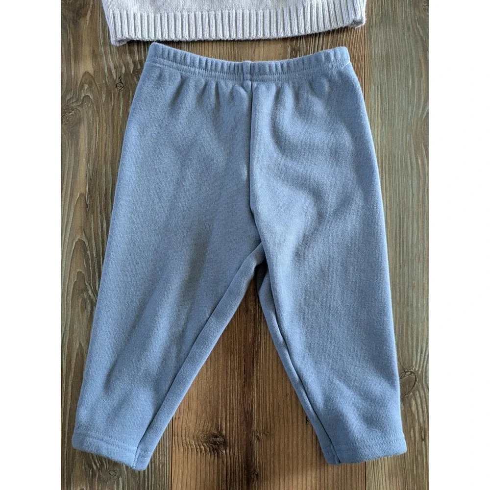 Carter's Child Of Mine Baby Girl Blue 2 Piece Sweater & Sweatpants Set 18 Months